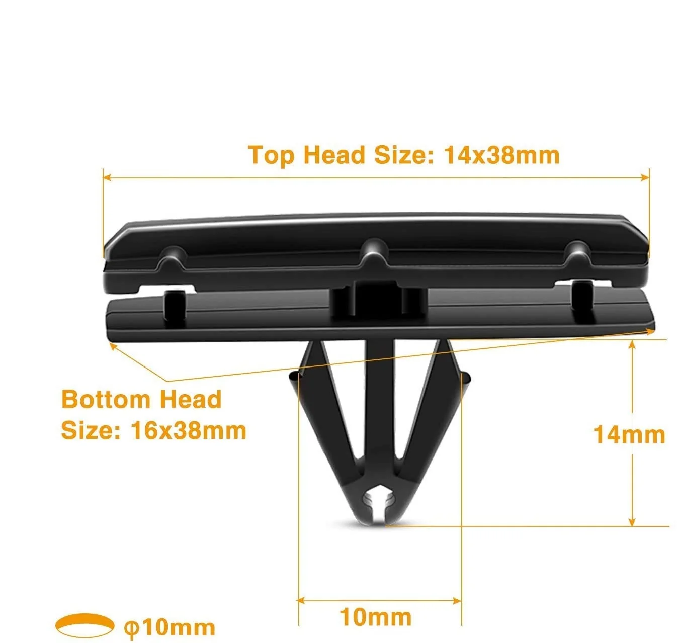 

61pcs Mixed Is Suitable for Car Buckle Door Panel Interior Decoration Plate Plastic Rivet Expansion Screw Buckle Clip