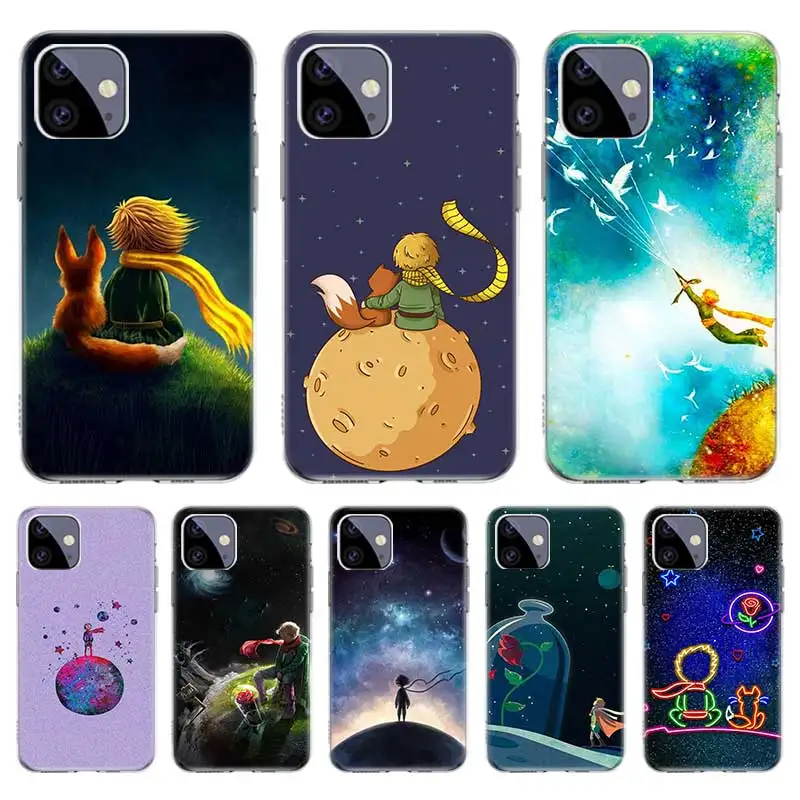 

The Little Prince Starry Sky Case For Iphone 11 12 Pro Max 13 7 8 Plus XR XS X 12 Mini 6 6S SE 2020 SE2 Cover Shell Funda Coque