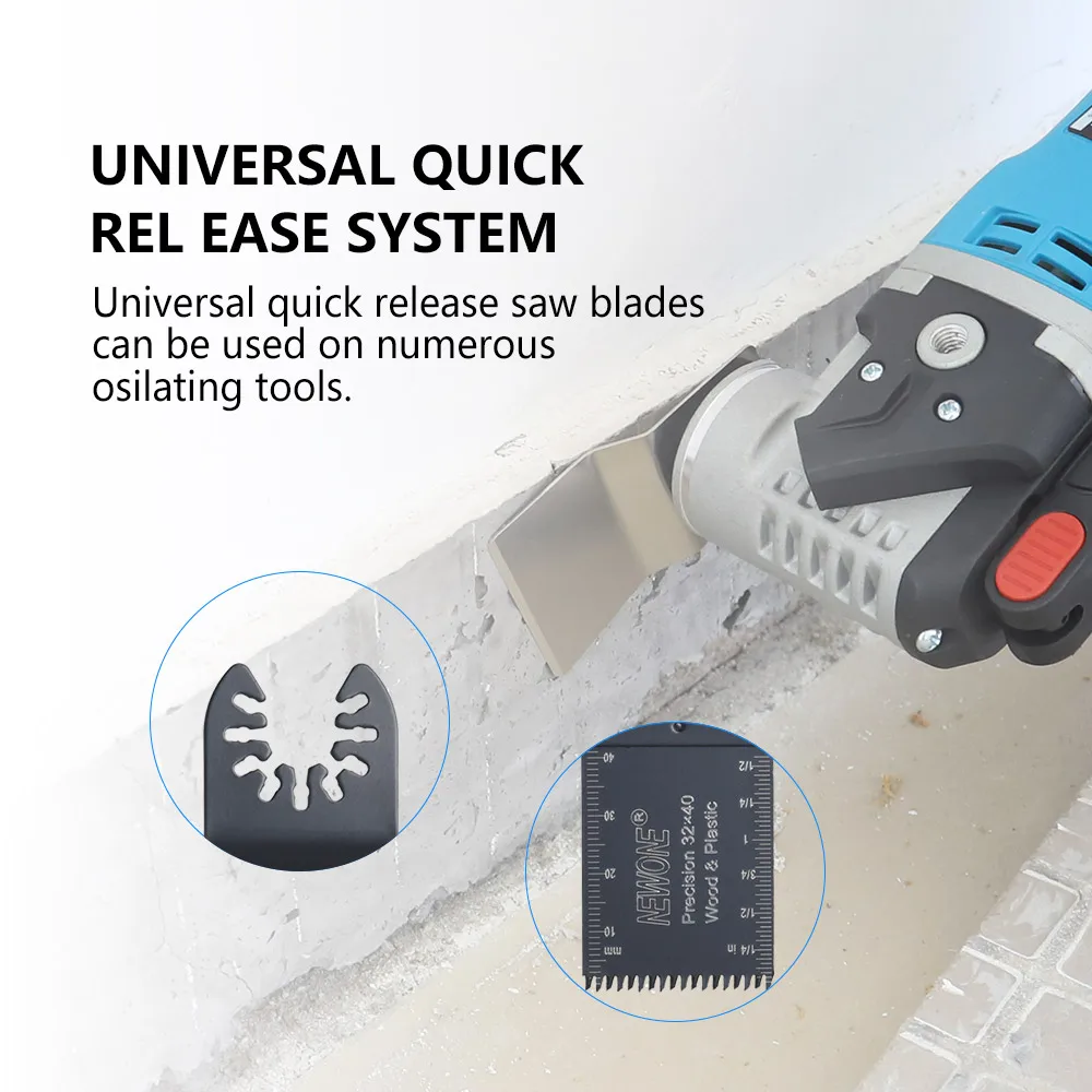 NEWONE быстросъемный бритвенный диск Осциллирующее полотно пилы с шлифовальным