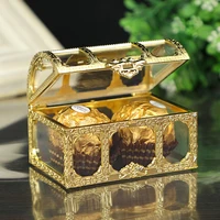 12pcslot transparent organizer trinket treasure storage chest collectible desktop gem candy makeup pirate jewelry box home case