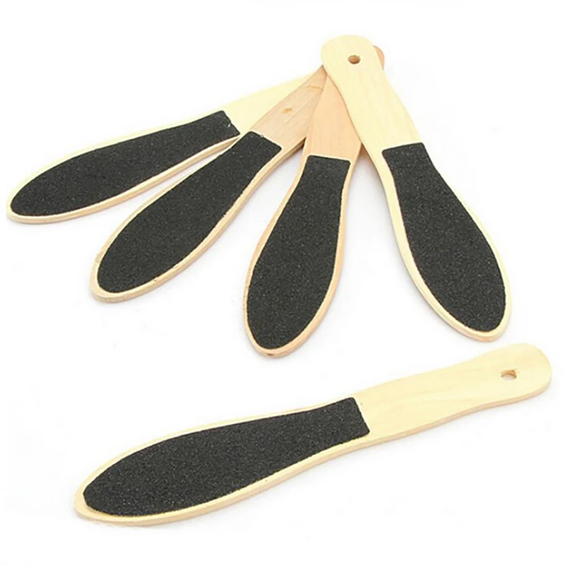 

Professional Files Double Sided Foot File Callus Remover For Feet Wooden Pedicure Rasp Too Smooth Hard Coarse Dry Tough Skin