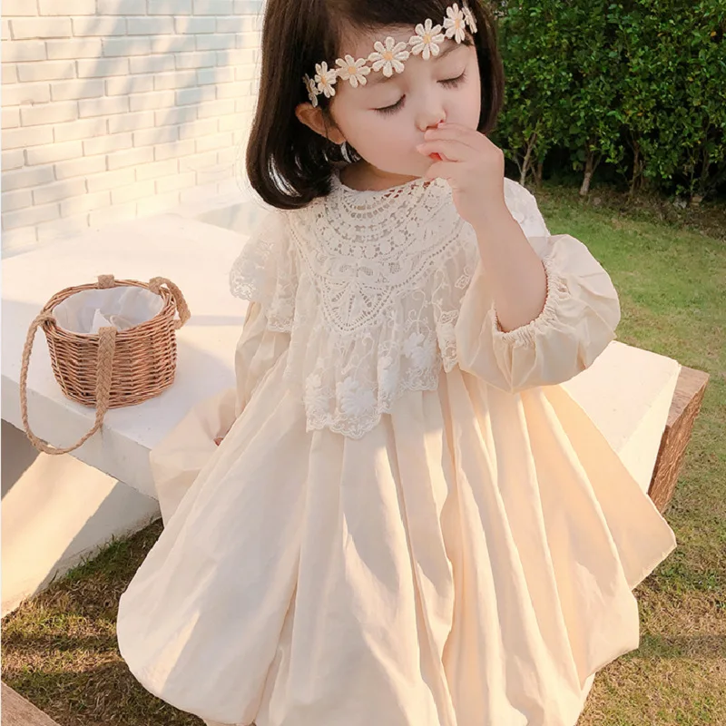 

Girl Dress Kids Baby Clothes 2021 Princess Spring Summer Outdoor Formal Outfits Teenagers Uniform Dresses Cotton Children Clothi