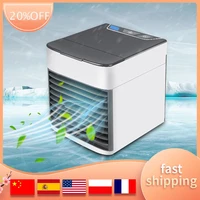 professional mini air conditioner portable with evaporative humidifier 3 wind speed small dasktop air cooler fan for office room