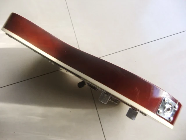 Оптовая продажа DIY гитара электрическая полный шейный и корпус в коричневом