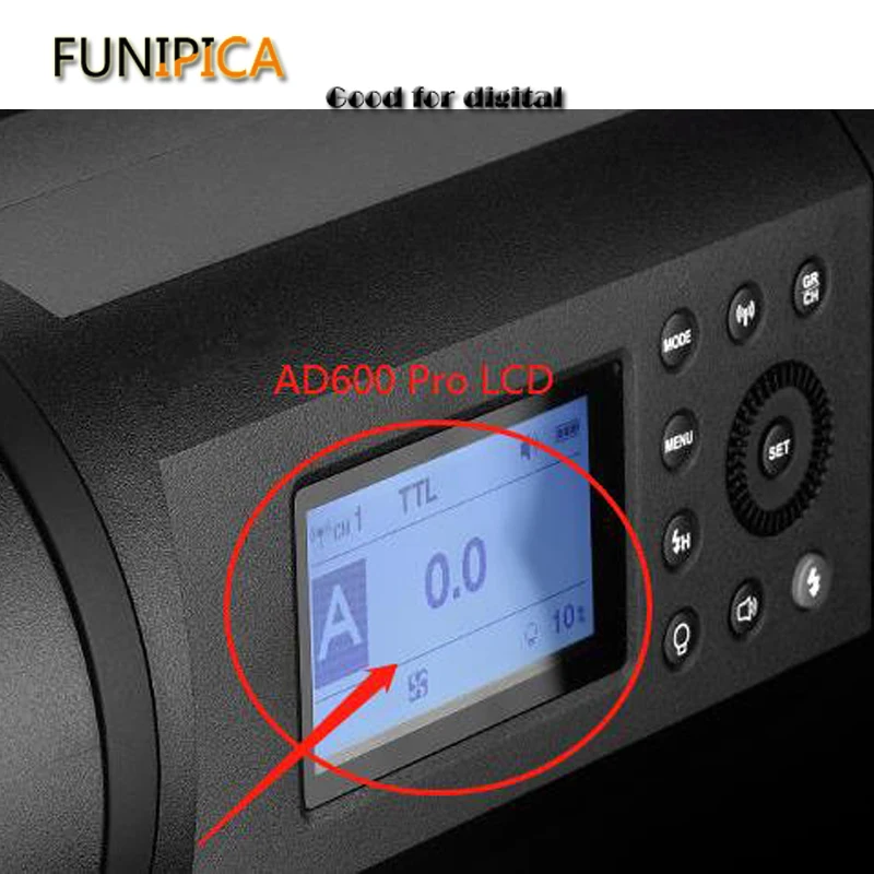 Новый 100% оригинальный для Godox AD600Pro AD600 PRO ЖК-экран дисплей Вспышка SPEEDLITE Запасная
