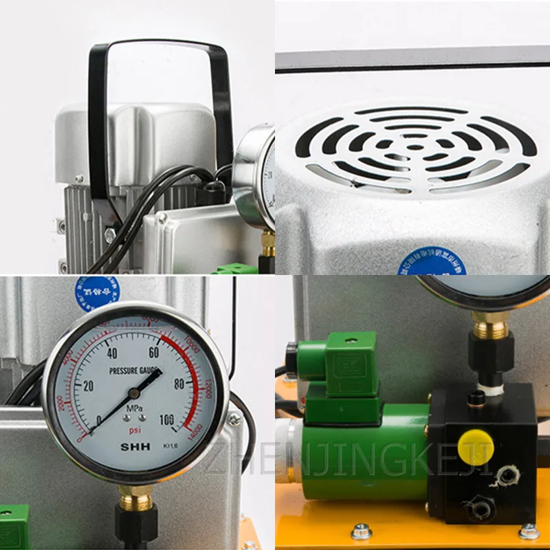 

220V / 380V Electric Hydraulic Pump Portable 750W High Pressure Pump Hand Switch / Foot Switch With Shockproof Pressure Gauge