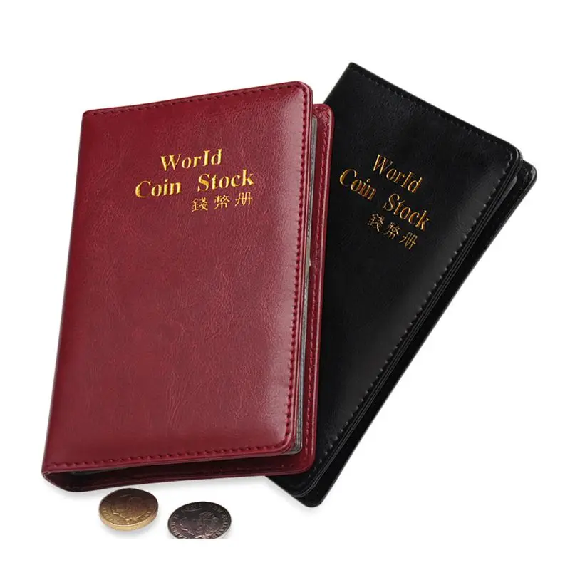 

60 Collection Storage Penny Pockets Money Album Book Collecting Coin Holder New 2021