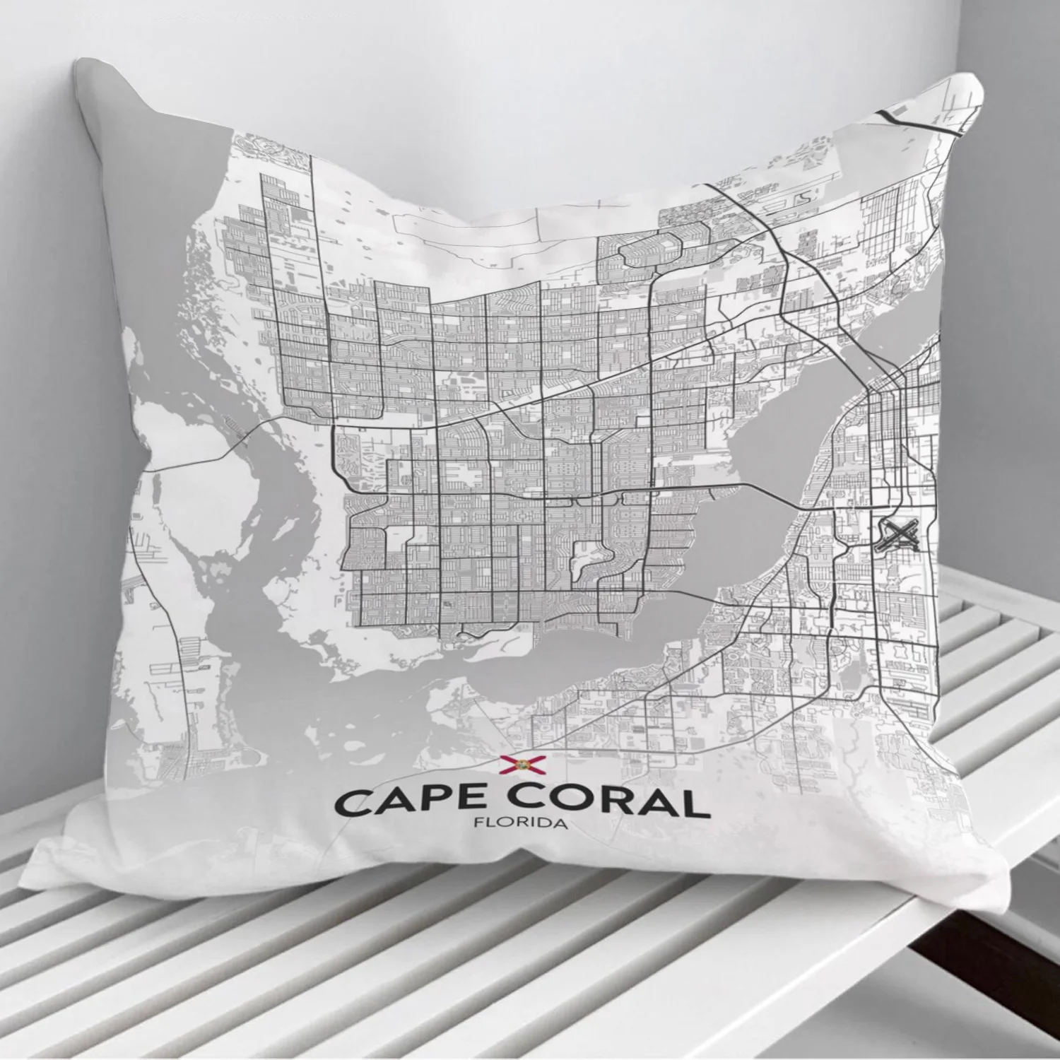 

Cape Coral FL Pillowcase Decorative Sofa Cushion Case Bed Pillow Cover Home Decor Car Cushion Cover 45*45cm