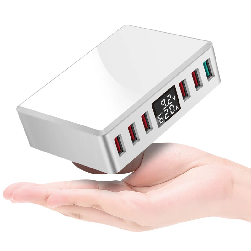 USB 6 портов QC 3 0 быстрое зарядное устройство концентратор адаптер питания