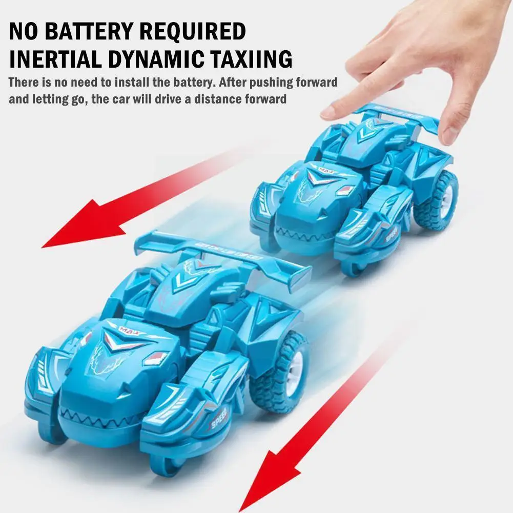 

Автомобиль динозавр, трансформирующая игрушка, инерционная раздвижная машинка-динозавр, Автоматическая трансформация, удивительные подар...