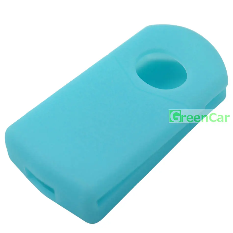 1 шт. 2 кнопки светящийся силиконовый чехол для ключей от машины Mazda M3 Axela M6 Atenza M5 CX7