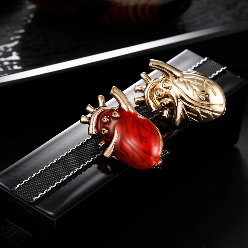 Красные эмалированные Броши с сердечком для женщин и мужчин больница клиника