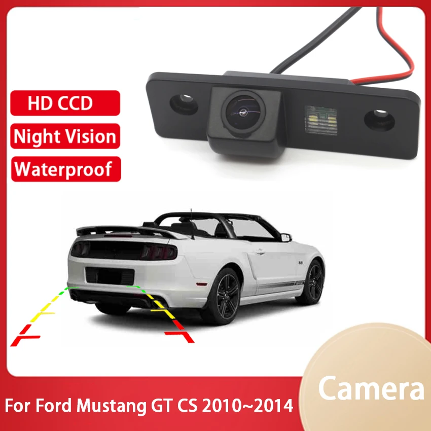 Car Rear view Camera For Ford Mustang GT CS 2010 2011 2012 2013 2014 Night Vision Reverse Camera Waterproof high quality RCA