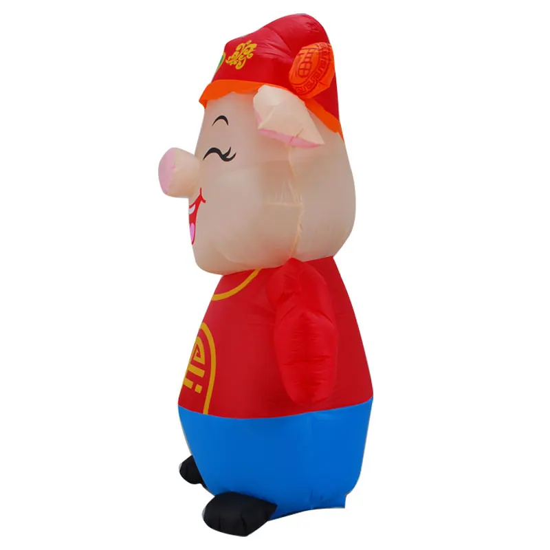 Маскарадный надувной костюм счастливой маленькой свиньи для взрослых мужчин