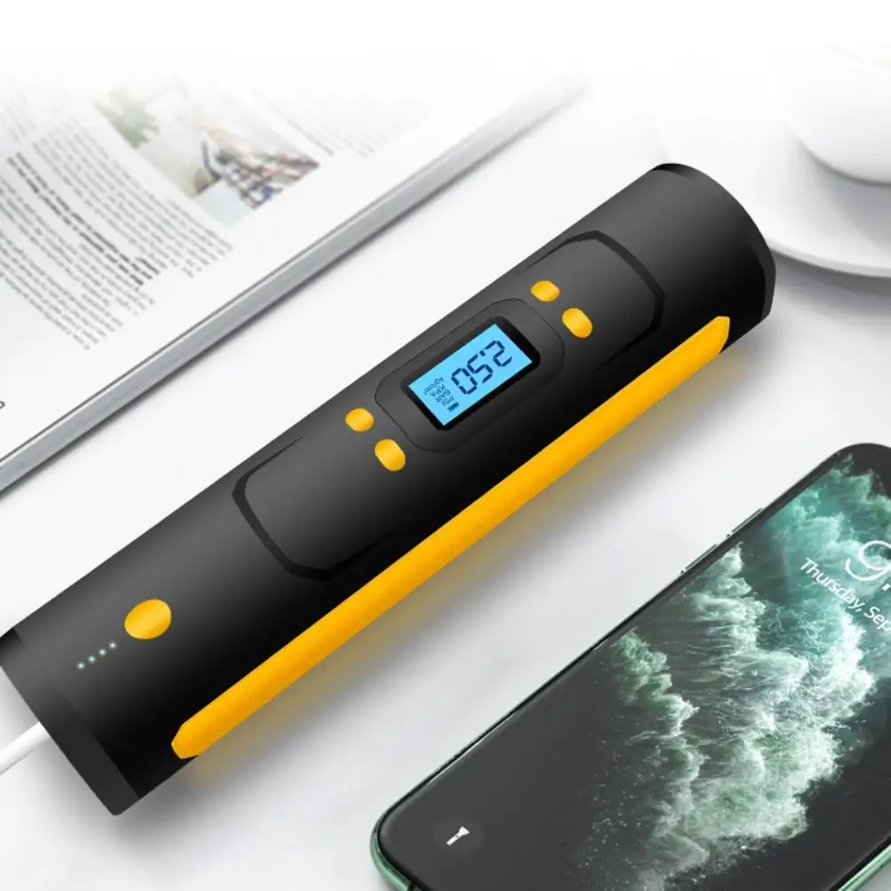 Comprar Inflador De Neumáticos Inalámbrico Portátil Para Coche, Bomba De Aire Eléctrica Digital Para Coche, 12V, 150PSI, Recargable, Para Bicicleta