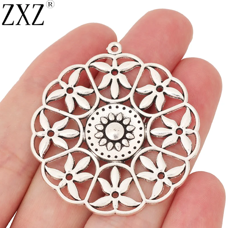 5 шт., круглые подвески для ожерелья, 47 х44 мм