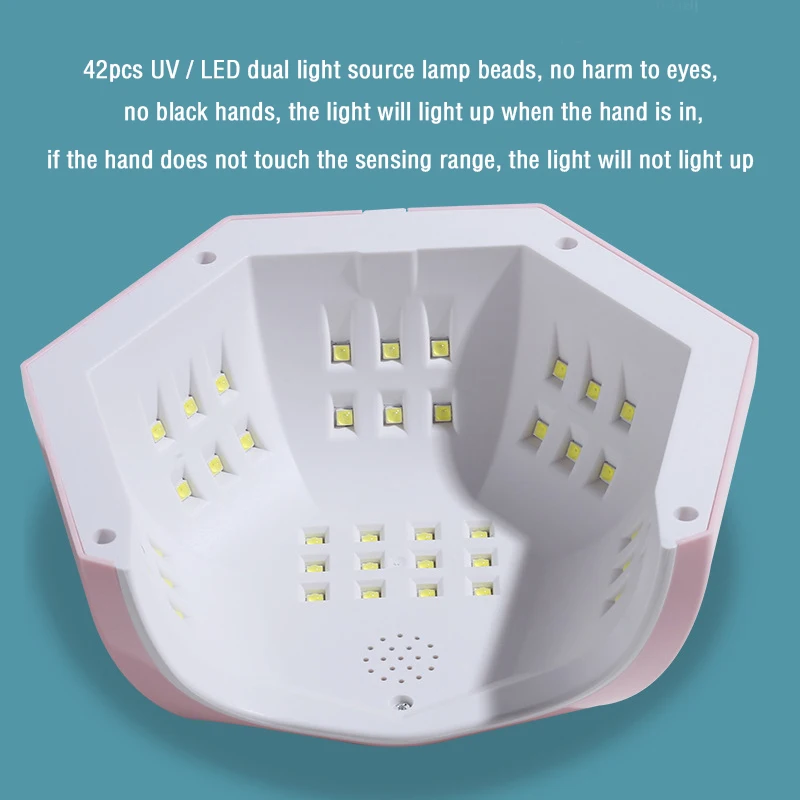 

168W SUN P50 LED Manicure Lamp Dryer, Used For Curing UV Gel Varnish Tool, With Sensor LCD Display Screen