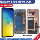 Оригинальный AMOLED ЖК-дисплей для Samsung S10E G970 G970F  DS G970U Сенсорный экран планшета Galaxy S10E Запчасти для ЖК-дисплея с точками
