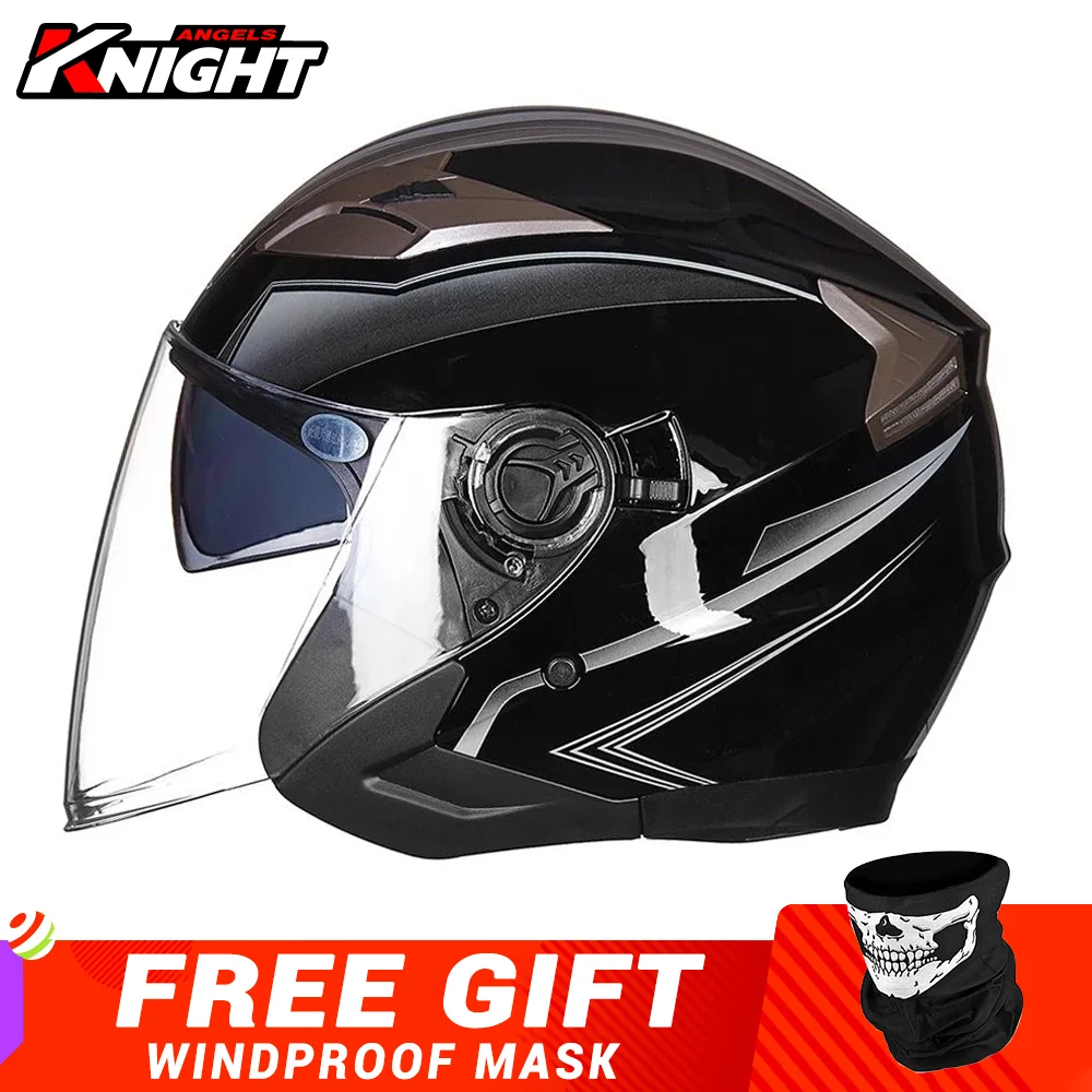 

Мотоциклетный шлем Casco, всесезонный шлем для мотокросса с двойными линзами и открытым лицом