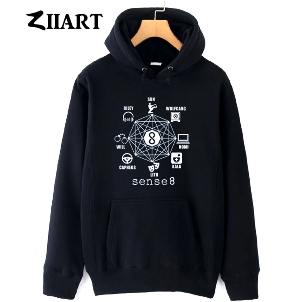 Худи мужское флисовое на осень/зиму с капюшоном|Мужские толстовки и свитшоты| |