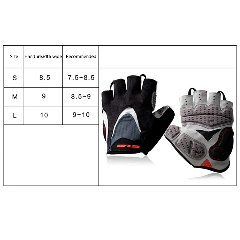 

GUB 1093 Gloves Half Finger Bicycle Gloves Shockproof Breathable MTB Mountain Bike Bicycle Gloves Men Sports Cycling