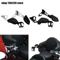 motorcycle rear passenger armrests with drink cup holder for harley touring electra road glide ultra tri glides 2014 2021 2022