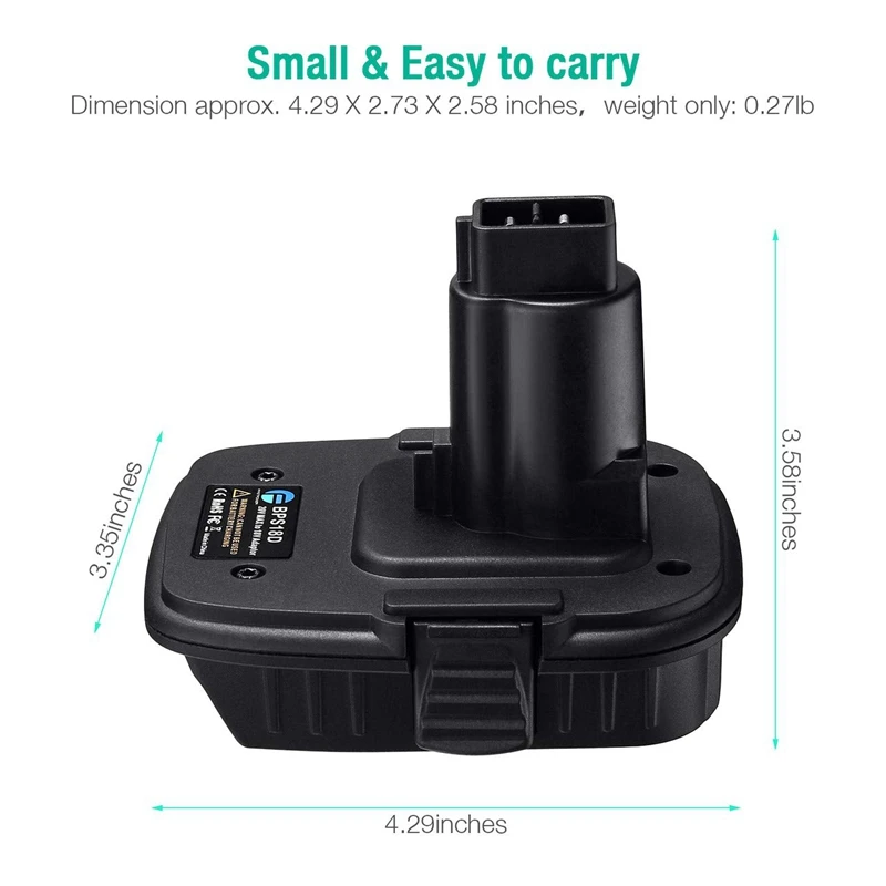 Bps18D Usb Батарея конвертер адаптер для черный Decker кабельных Стэнли 20V Макс литий Dewalt