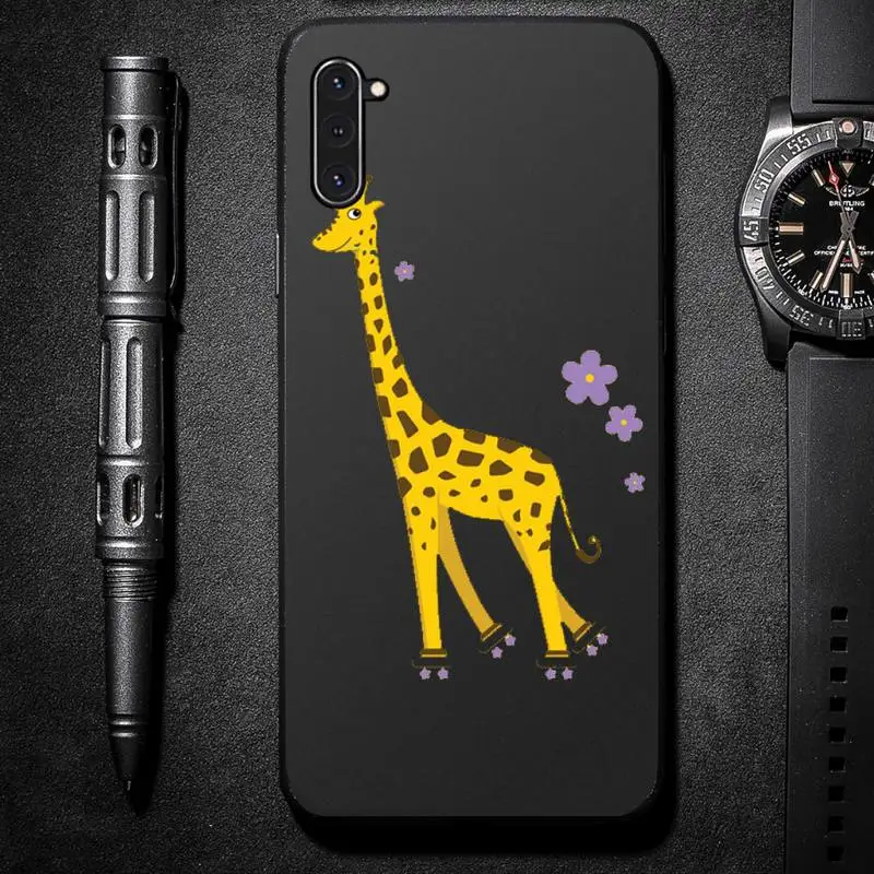 

Cute Cartoon Giraffe lovely Phone Case For Samsung galaxy S A note 6 7 8 9 10 20 31 40 50 51 71 edge plus 5G