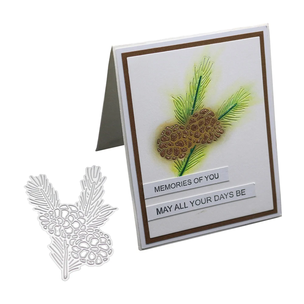 Сосновый конус/подарок Diy нож металлические режущие штампы трафареты для