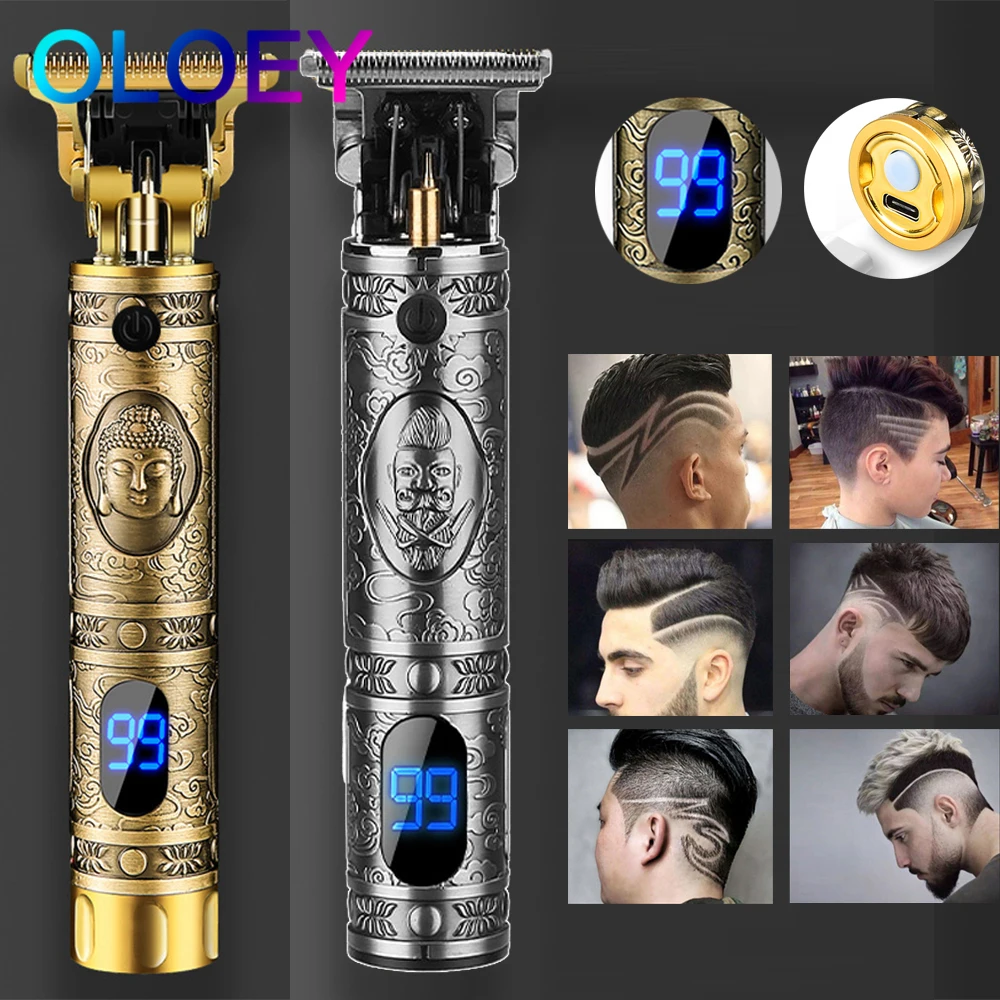 

Профессиональная машинка для стрижки волос, электрический триммер для волос, перезаряжаемая машинка для стрижки бороды, бритва, Парикмахер...