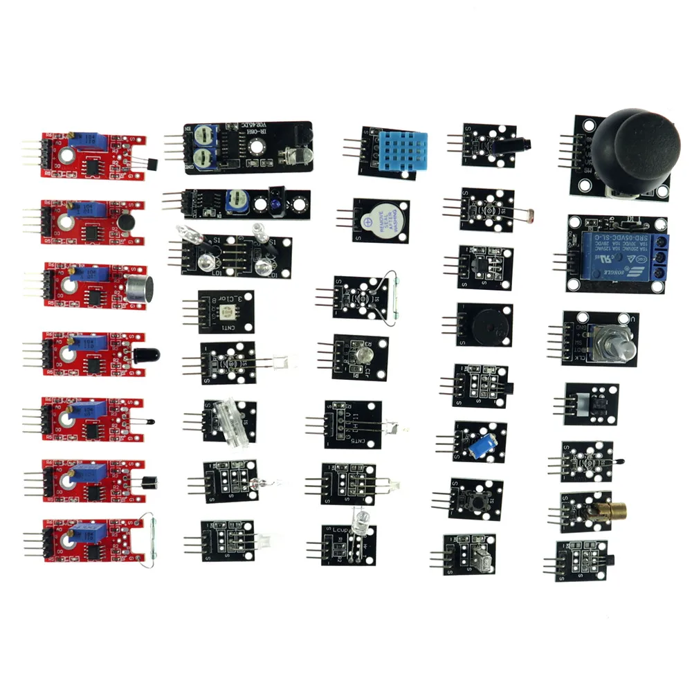 45 в 1 сенсор s модули стартовый набор для arduino лучше чем 37в1 комплект 37 DIY Kit UNO R3 MEGA2560