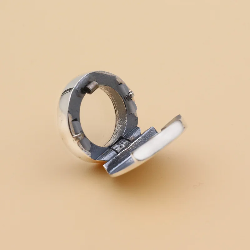 Модные серебряные бусины 925 пробы рефлексивные Клипса медальон Подвески