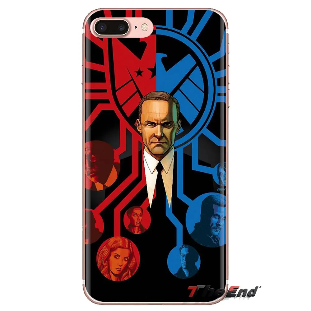 Transparent Soft Covers For Xiaomi Redmi 4A S2 Note 3 3S 4 4X 5 Plus 6 7 6A Pro Pocophone F1 Marvel S.H.I.E.L.D Agents of Shield |