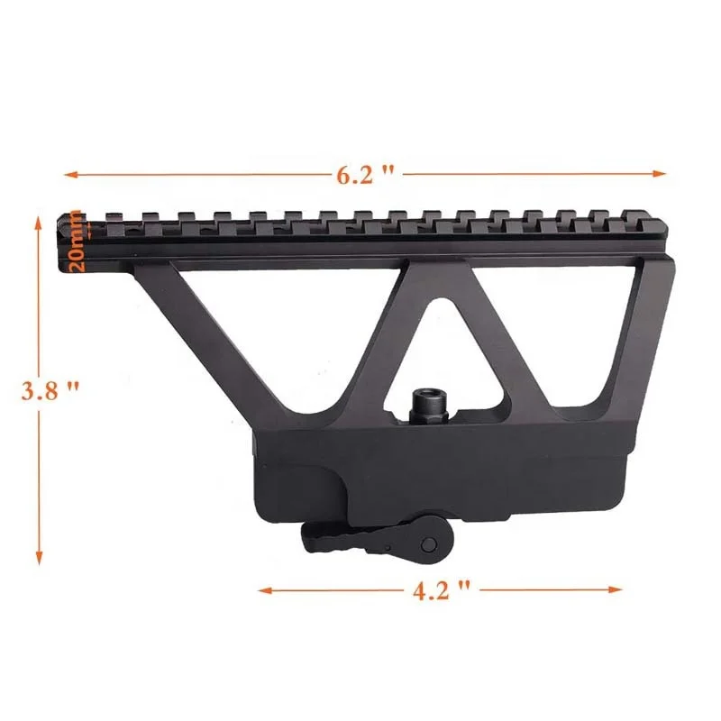 Тактическое крепление AK с боковым креплением для прицела Picatinny Side 47 защита рук