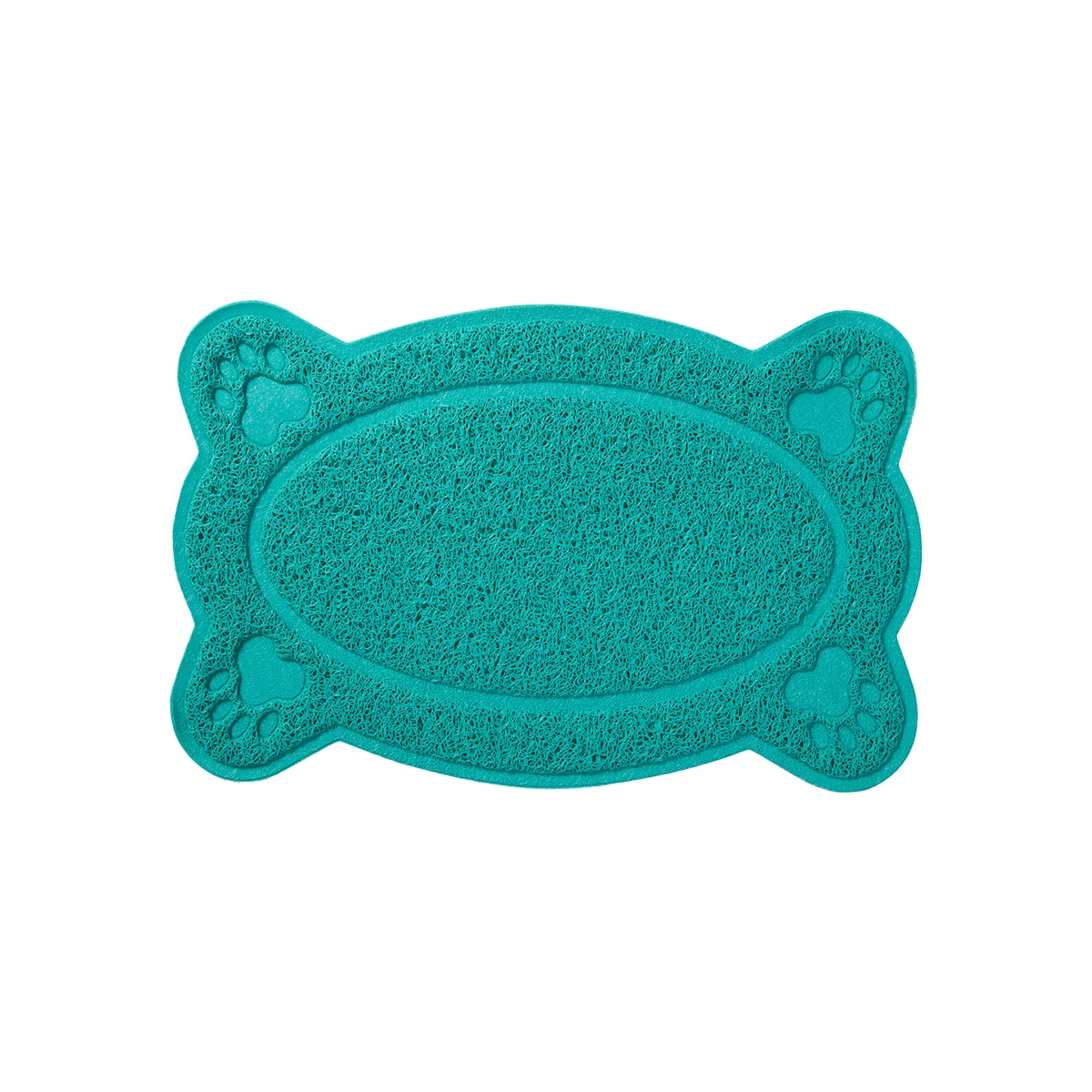 Bone Blue Питомец собака щенок кошка кормление коврик милый ПВХ кровать блюдо миска питание размещение бутылка для воды - Цвет: Bone Blue