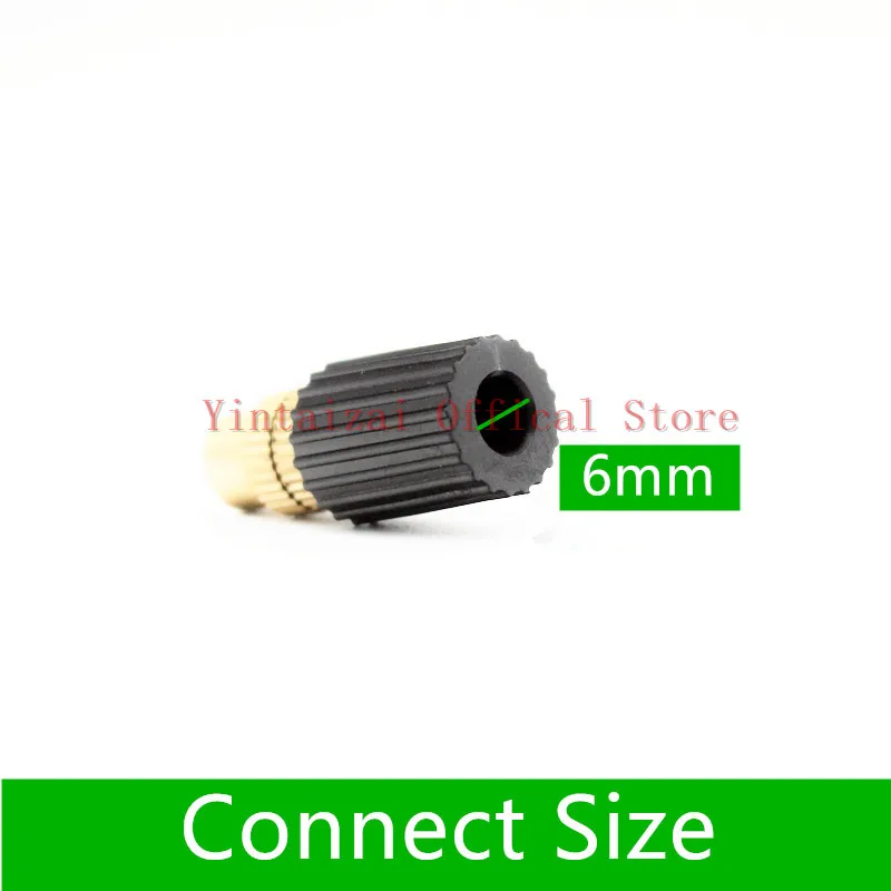 Быстрая доставка 20 шт латунный разбрызгиватель с зубчатым тройником 1/4 дюйма