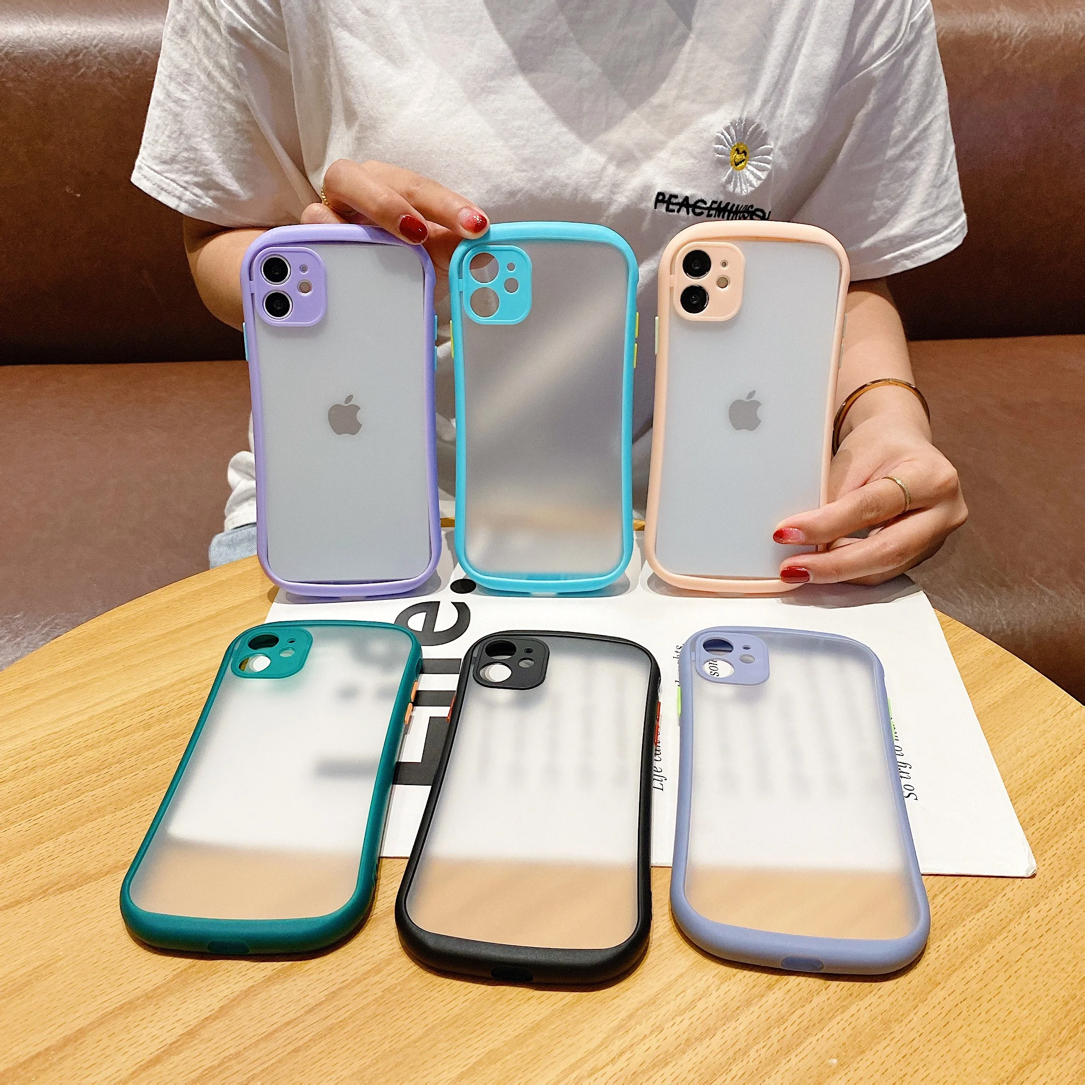 Чехол для Apple iPhone 11 Pro Max чехол i 6 6S 7 8 Plus XR XS матовые Роскошные прозрачные чехлы