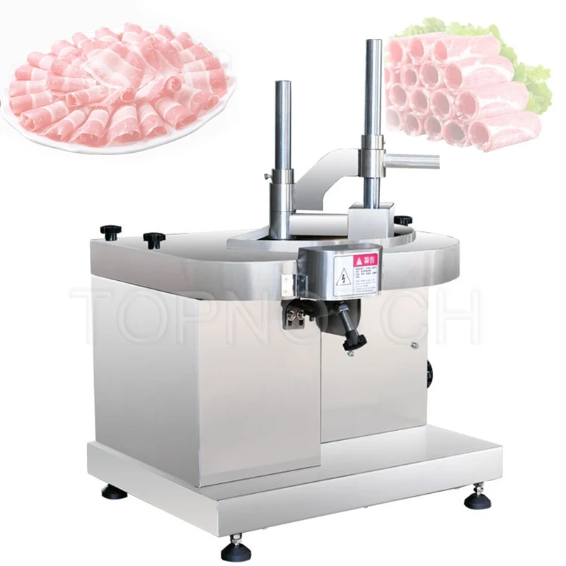 

Высокое Качество Куриной ломтерезка для говядины баранины Roll машина для нарезки регулируемый Толщина