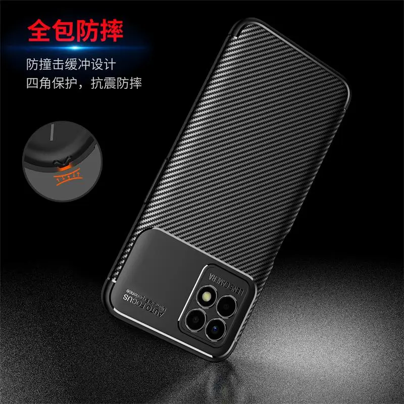 Luxury Business Case For Realme 8i Cover For Realme 8i Funda Coque Protective TPU Back Bumper For Realme 8i