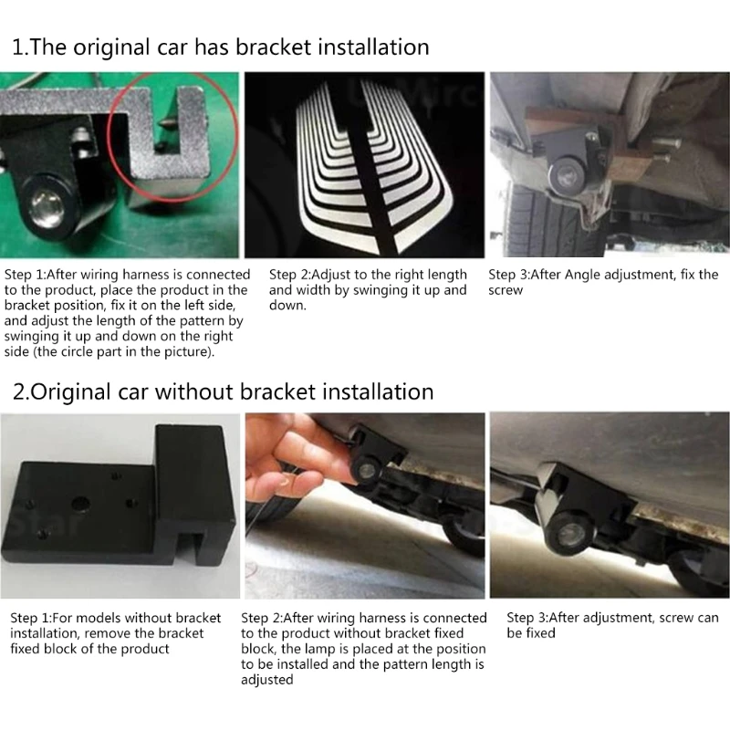 

Car Door LED Projector Light Startthe Wing s Wel come Lamp Atmosphere Light Carpet Lights Decorative Lights