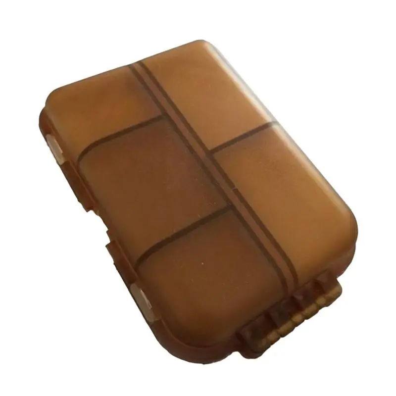 Контейнер для таблеток портативный пластиковый с 7 отделениями 1 шт.|Коробки и