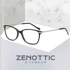 Очки унисекс ZENOTTIC с прозрачными линзами, винтажная оправа для очков для коррекции близорукости