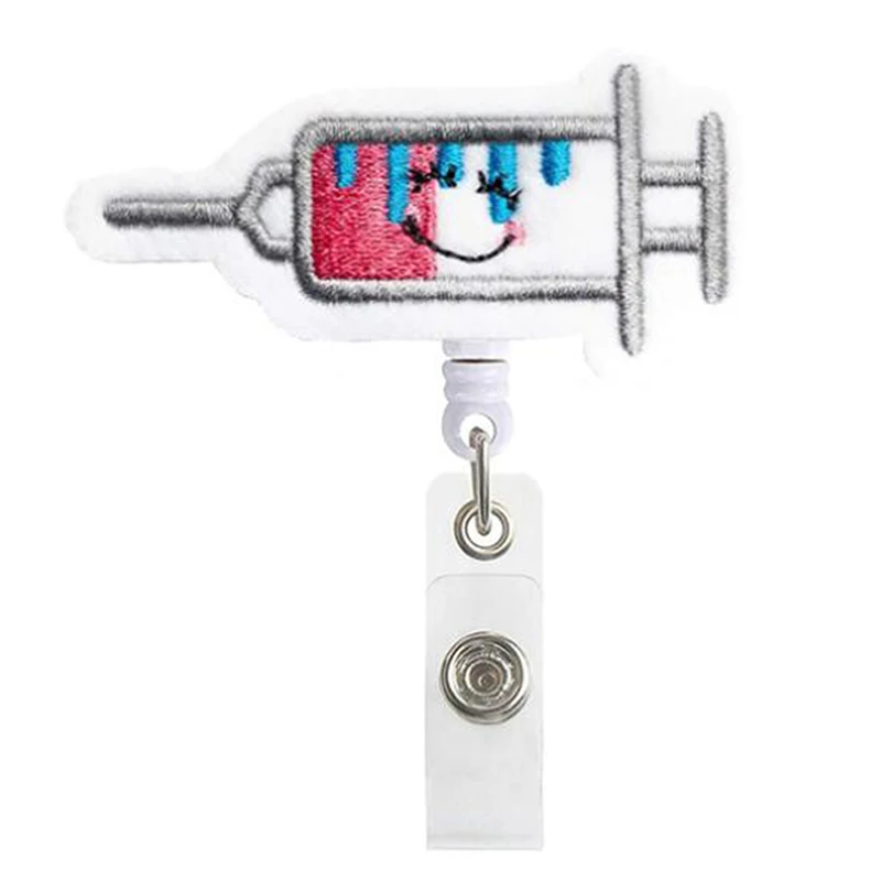 

Retractable Badge Reel Nurse Exhibiton Name Card Badge Holder Cute Key Card Holder Love Heart Name Tag Id Badge Clip