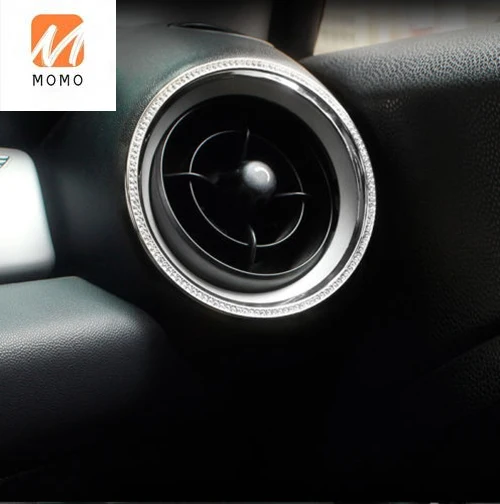 

Air Vent Crystal Alloy Trim Decor Decal Ring Cover
