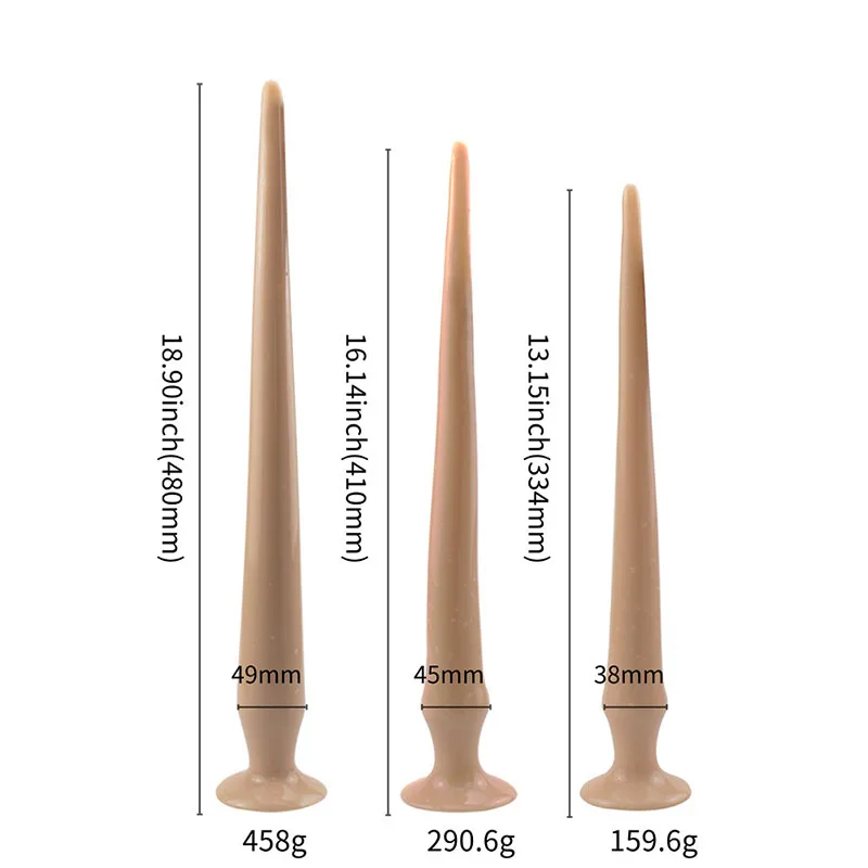 Супер длинный большой анальный фаллоимитатор Анальная пробка массаж простаты