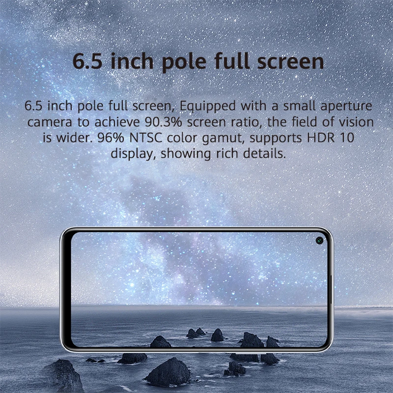 Глобальная версия Huawei Nova 7 SE 5G смартфон 8G 128G Kirin 820 64MP Quad Rear Cams 6 5 '&#x274000mAh мобильные