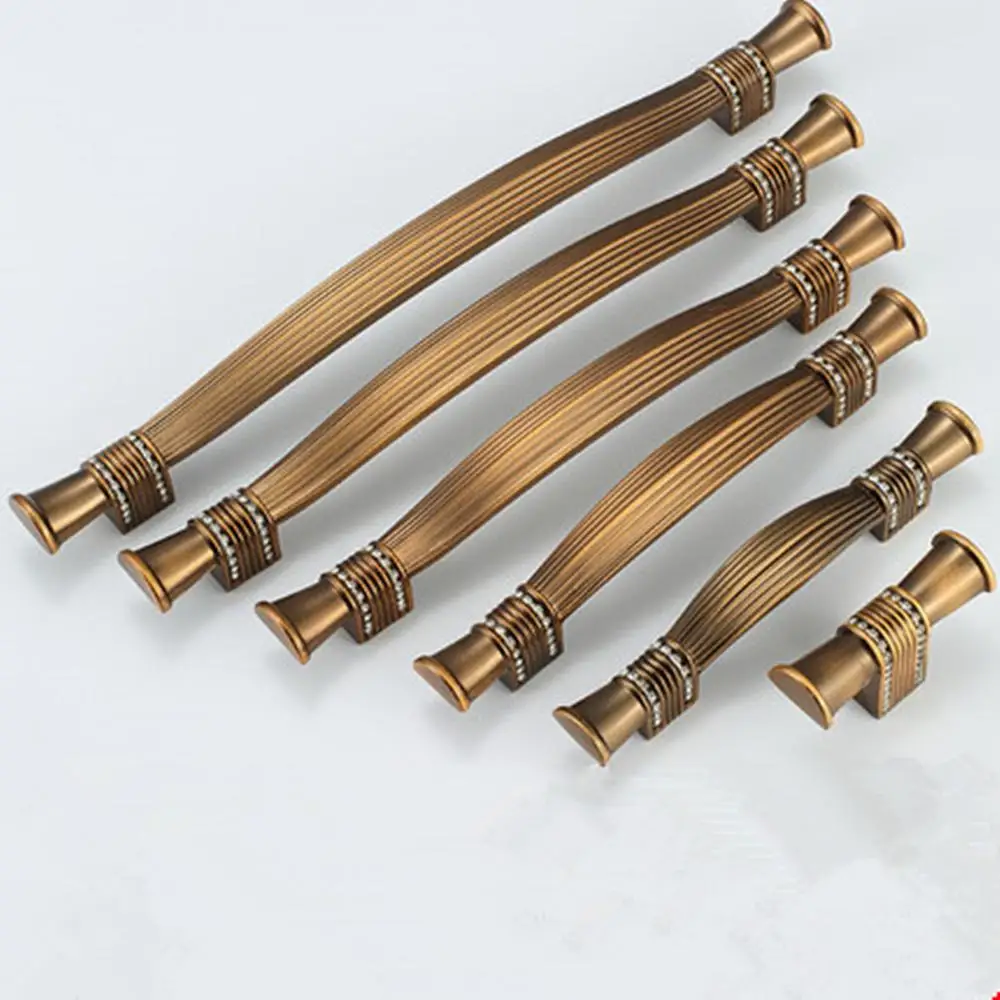 Европейский стиль ручка дверная ручки для комода или шкафа с ящиками Современная