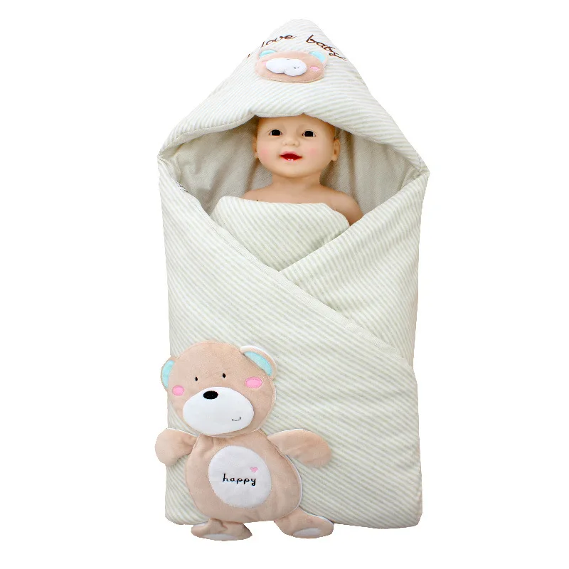 

Baby Color Cotton Quilt for Fall/winter Thickening Detachable Double Guts Thin and Thick Optional Newborn Quilt Newborn