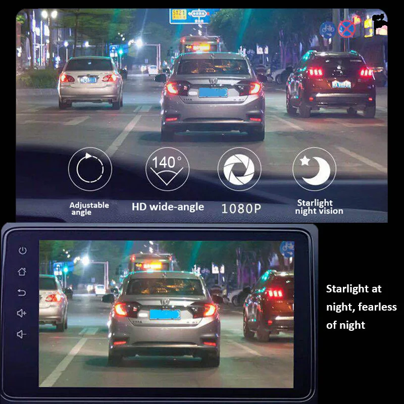 Mini ADAS Car DVR камера 1080P Скрытая HD ночного видения Автомобильная видео встроенный