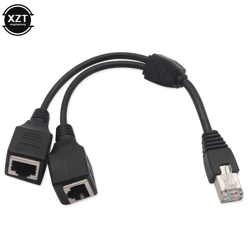 Сетевой Разветвитель RJ45 с 1 штекером на 2 разъемами типа мама | Компьютеры и офис